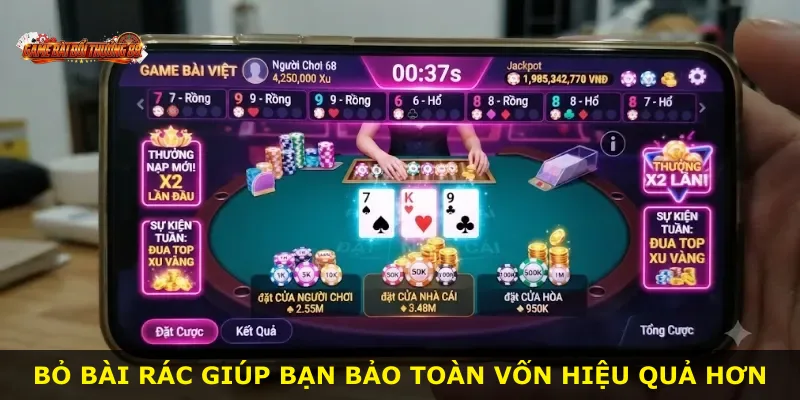 Bỏ bài rác giúp bạn bảo toàn vốn hiệu quả hơn