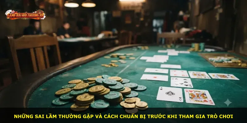 Những sai lầm thường gặp và cách chuẩn bị trước khi tham gia trò chơi
