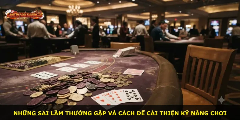 Những sai lầm thường gặp và cách để cải thiện kỹ năng chơi